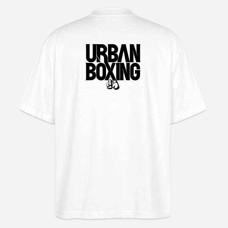 Boxe - T-shirt bio Blaster 2.0 coupe oversize Stanley/Stella Unisexe - blanc