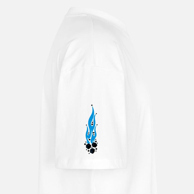 flammen - T-shirt bio Blaster 2.0 coupe oversize Stanley/Stella Unisexe - blanc
