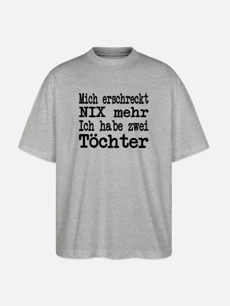 Töchter - Stanley/Stella Oversized Unisex Bio T-Shirt Blaster 2.0 - Grau meliert