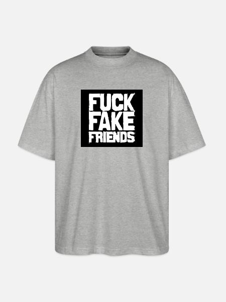 FICK - Stanley/Stella Oversized Unisex Bio T-Shirt Blaster 2.0 - Grau meliert