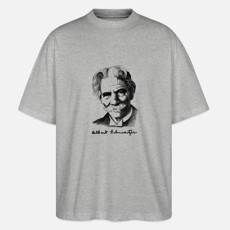 schweitzer2 - Stanley/Stella Oversized Unisex Bio T-Shirt Blaster 2.0 - Grau meliert