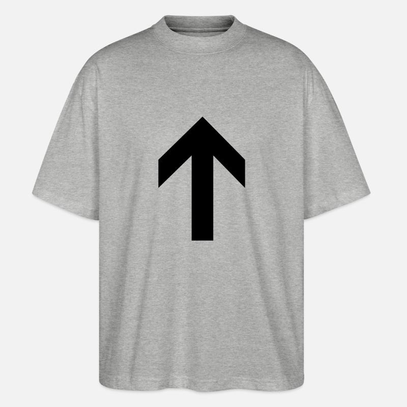 Pfeil nach oben - Stanley/Stella Oversized Unisex Bio T-Shirt Blaster 2.0 - Grau meliert