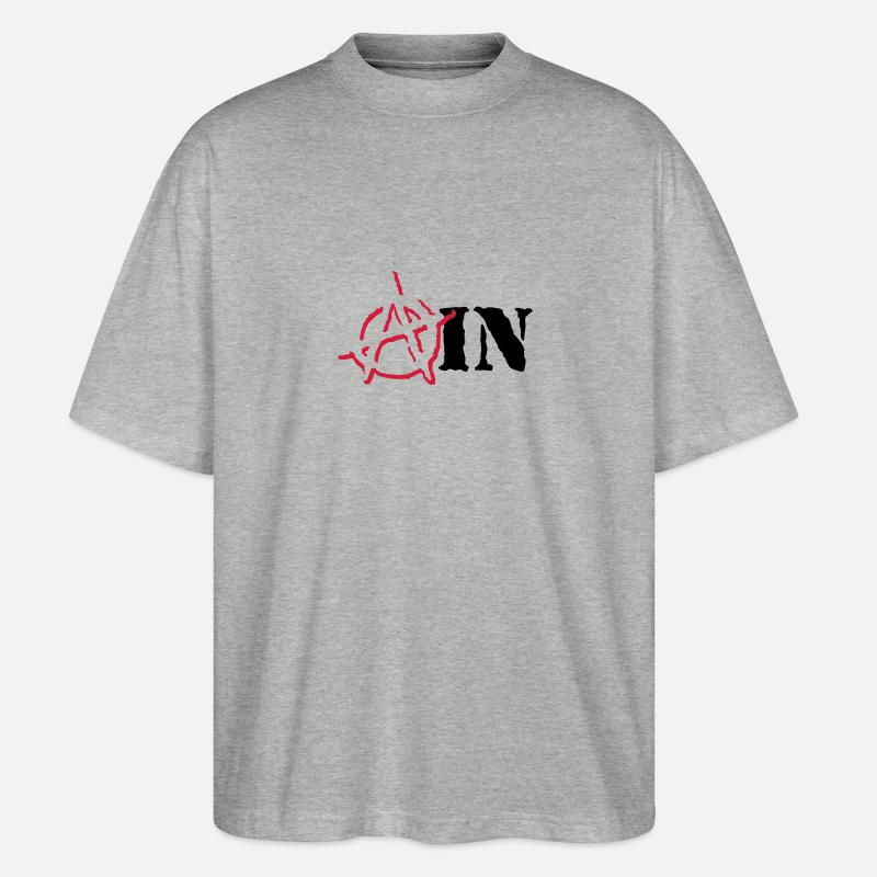 Anarchy Ain - T-shirt bio Blaster 2.0 coupe oversize Stanley/Stella Unisexe - gris chiné