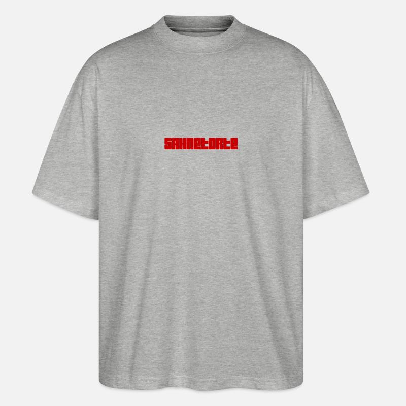 ich bin die Beste - Stanley/Stella Oversized Unisex Bio T-Shirt Blaster 2.0 - Grau meliert