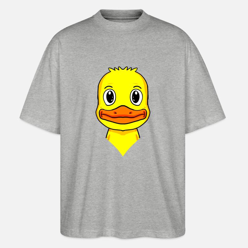 Ente - Stanley/Stella Oversized Unisex Bio T-Shirt Blaster 2.0 - Grau meliert