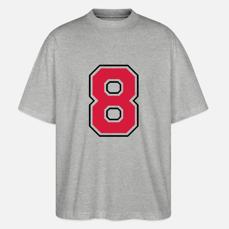 8__f2 - Stanley/Stella Oversized Unisex Bio T-Shirt Blaster 2.0 - Grau meliert