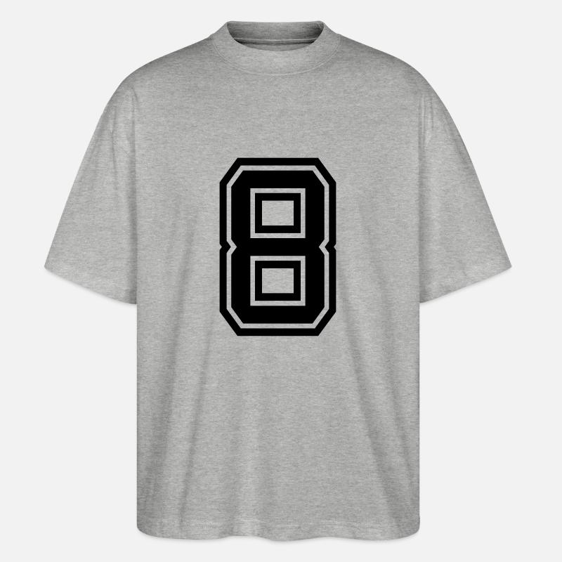 8 - Stanley/Stella Oversized Unisex Bio T-Shirt Blaster 2.0 - Grau meliert