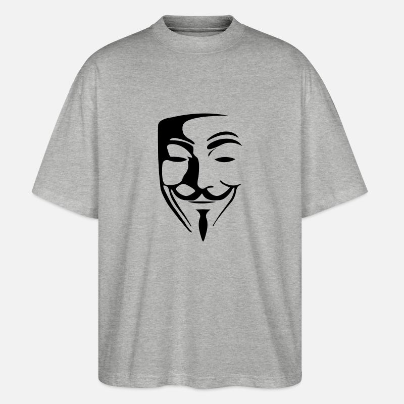 anonymous_003 - T-shirt bio Blaster 2.0 coupe oversize Stanley/Stella Unisexe - gris chiné