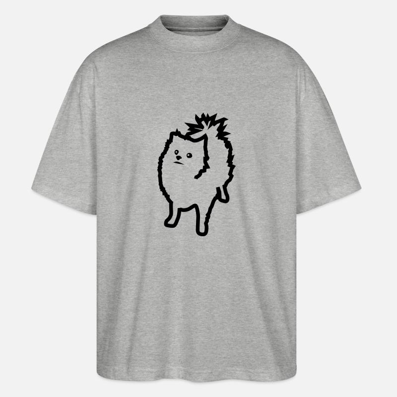 Spitz - Stanley/Stella Oversized Unisex Bio T-Shirt Blaster 2.0 - Grau meliert