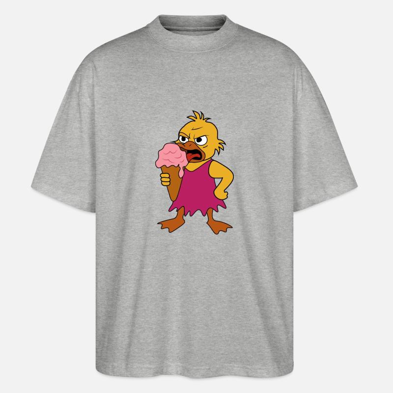 Böse - Stanley/Stella Oversized Unisex Bio T-Shirt Blaster 2.0 - Grau meliert