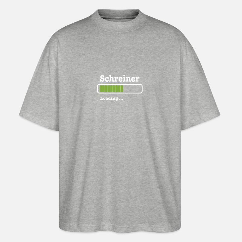 Schreiner - Stanley/Stella Oversized Unisex Bio T-Shirt Blaster 2.0 - Grau meliert