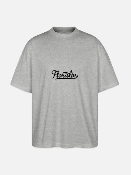 Floristin - Stanley/Stella Oversized Unisex Bio T-Shirt Blaster 2.0 - Grau meliert