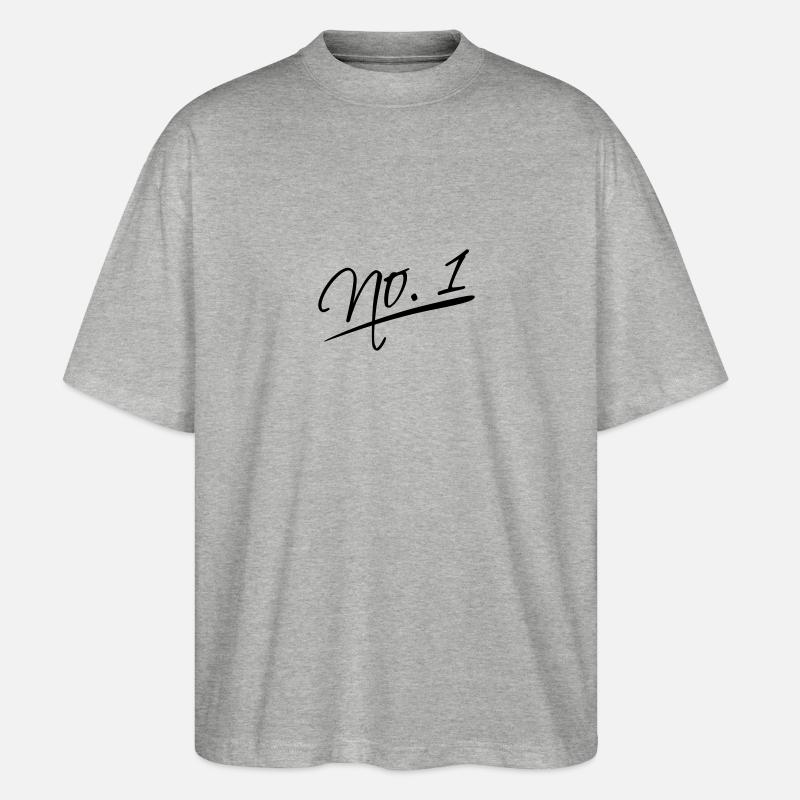 No. 1 - Stanley/Stella Oversized Unisex Bio T-Shirt Blaster 2.0 - Grau meliert