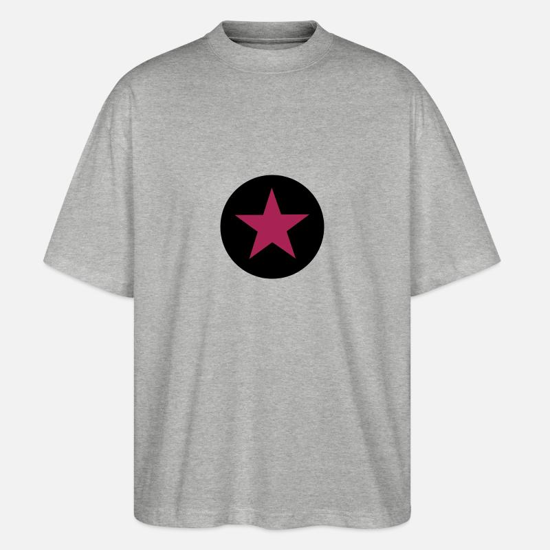Stern - Stanley/Stella Oversized Unisex Bio T-Shirt Blaster 2.0 - Grau meliert