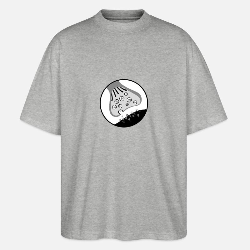 Synapse - Stanley/Stella Oversized Unisex Bio T-Shirt Blaster 2.0 - Grau meliert