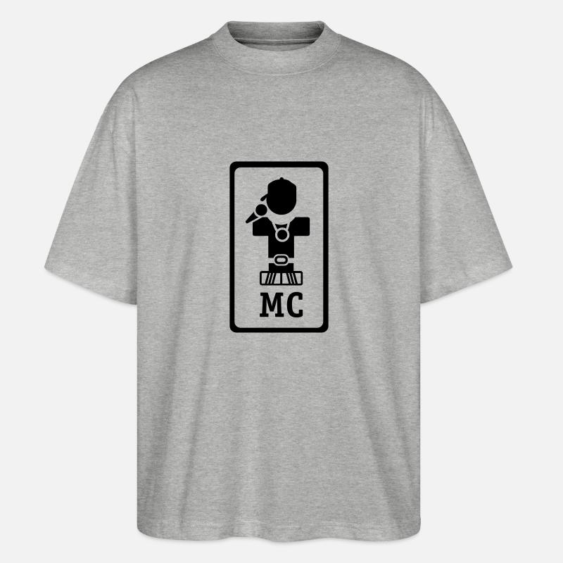 imc_1farb - Stanley/Stella Oversized Unisex Bio T-Shirt Blaster 2.0 - Grau meliert