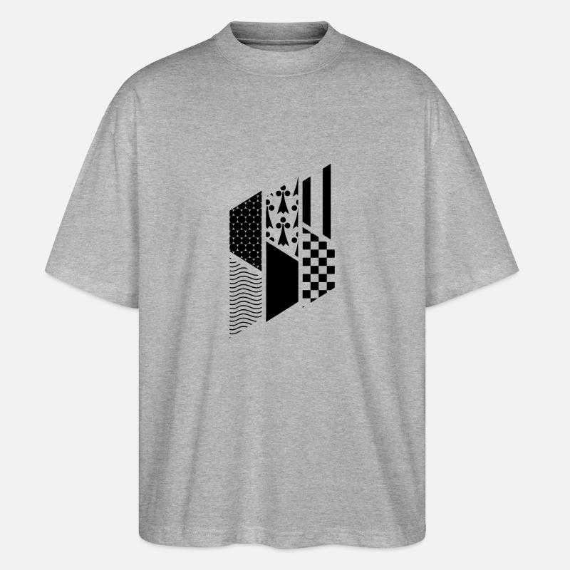 repel - Stanley/Stella Oversized Unisex Organic T-shirt Blaster 2.0 - heather grey