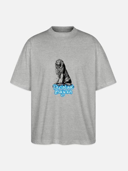 État libre de Bavière - T-shirt bio Blaster 2.0 coupe oversize Stanley/Stella Unisexe - gris chiné