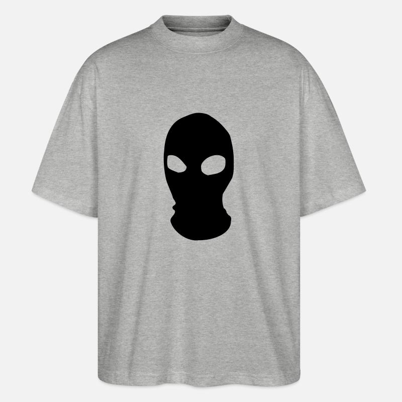 Face Mask - Stanley/Stella Oversized Unisex Bio T-Shirt Blaster 2.0 - Grau meliert