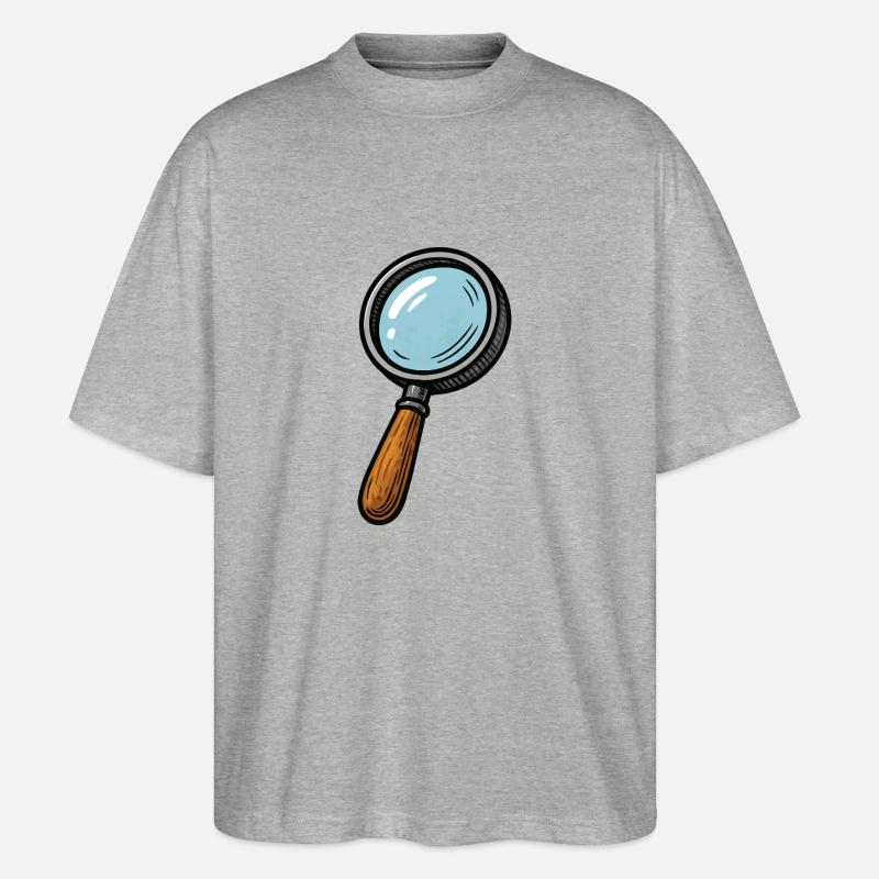 lupe - Stanley/Stella Oversized Unisex Bio T-Shirt Blaster 2.0 - Grau meliert