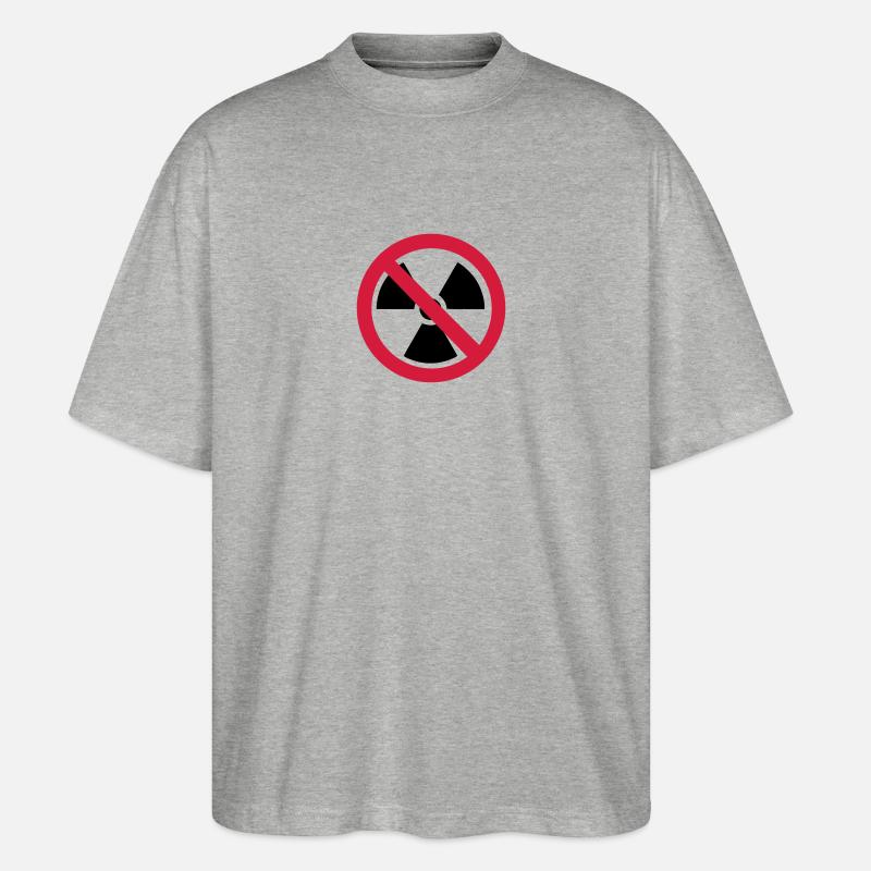 Radioaktiv - Stanley/Stella Oversized Unisex Bio T-Shirt Blaster 2.0 - Grau meliert