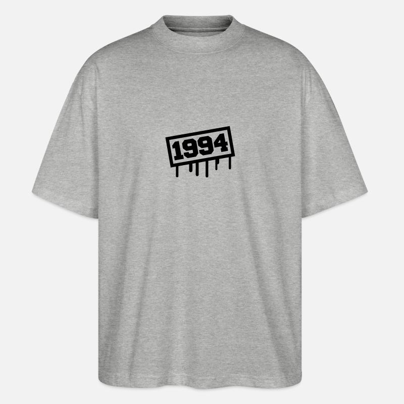 1994 - Stanley/Stella Oversized Unisex Bio T-Shirt Blaster 2.0 - Grau meliert