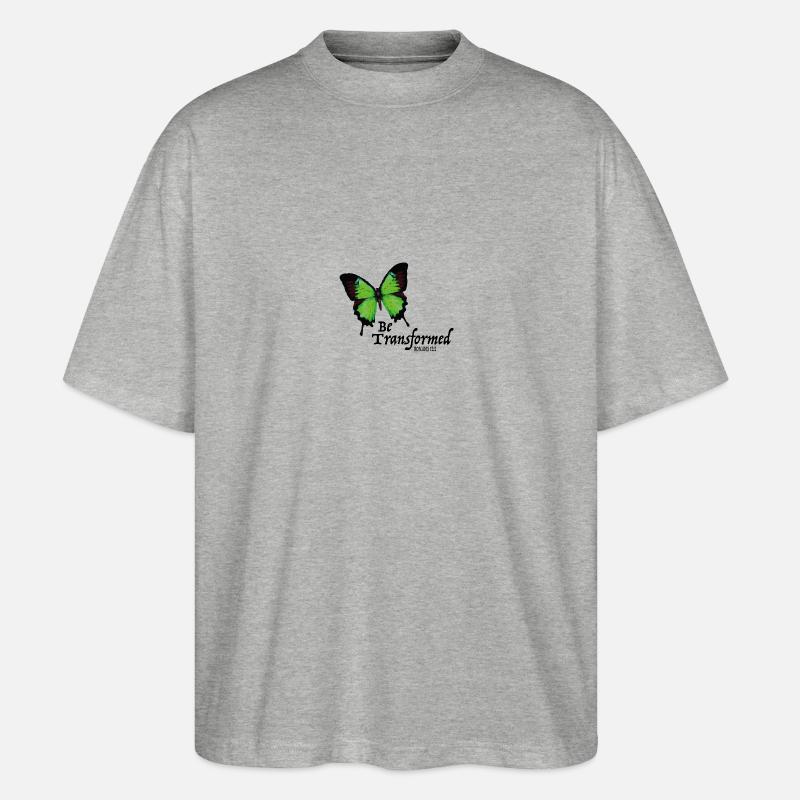 Be Transformed Cristian - Stanley/Stella Oversized Unisex Bio T-Shirt Blaster 2.0 - Grau meliert