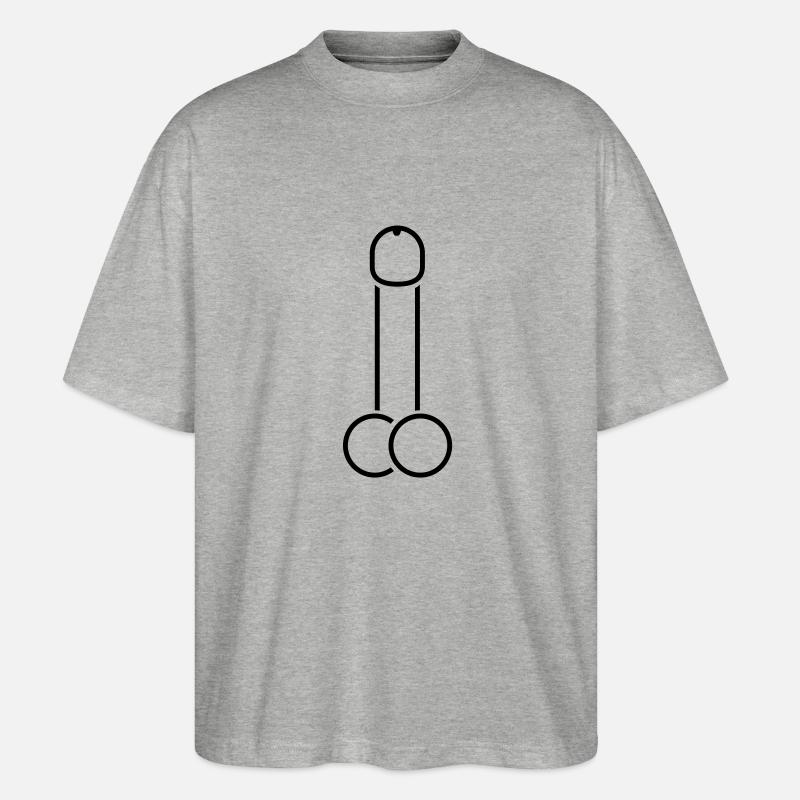 dick__r1 - Stanley/Stella Oversized Unisex Bio T-Shirt Blaster 2.0 - Grau meliert