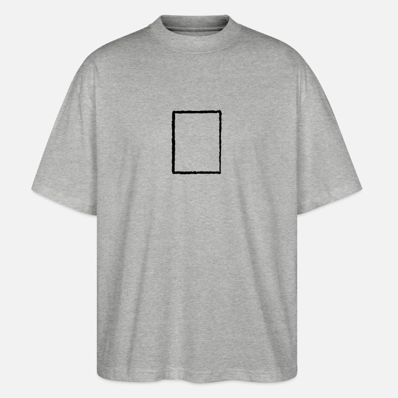 Kaputter Alter Rahmen - Stanley/Stella Oversized Unisex Bio T-Shirt Blaster 2.0 - Grau meliert