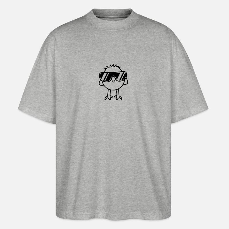 Cool Chick - Stanley/Stella Oversized Unisex Bio T-Shirt Blaster 2.0 - Grau meliert
