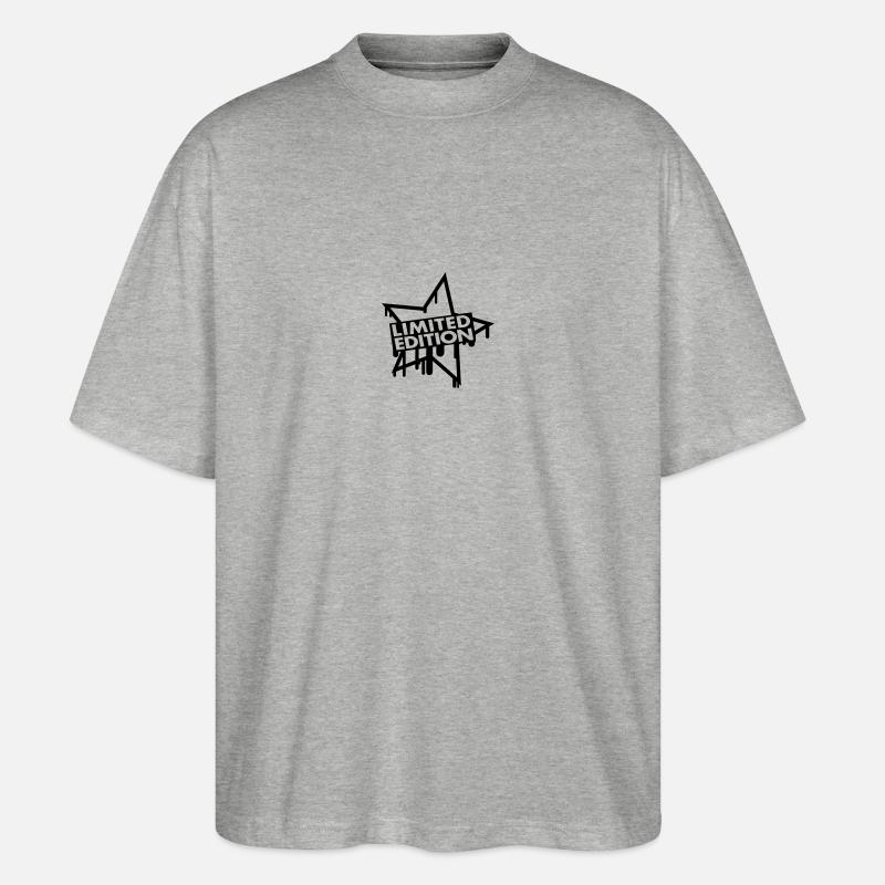 Limited Edition Star - T-shirt bio Blaster 2.0 coupe oversize Stanley/Stella Unisexe - gris chiné