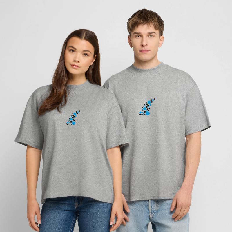 Circle points pattern design Stanley/Stella Oversized Unisex Organic T-shirt Blaster 2.0