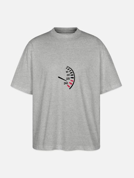 Speed - Stanley/Stella Oversized Unisex Organic T-shirt Blaster 2.0 - heather grey
