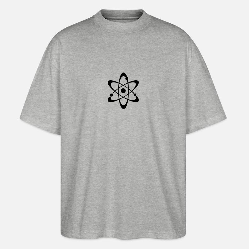 Atom - Stanley/Stella Oversized Unisex Bio T-Shirt Blaster 2.0 - Grau meliert
