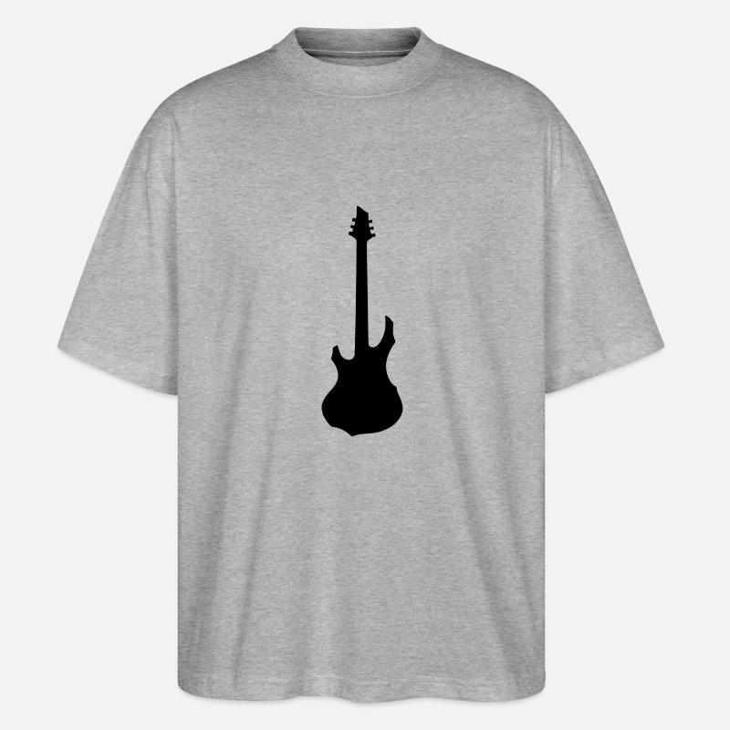 Guitar - Stanley/Stella Oversized Unisex Bio T-Shirt Blaster 2.0 - Grau meliert