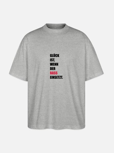Musik - Stanley/Stella Oversized Unisex Bio T-Shirt Blaster 2.0 - Grau meliert