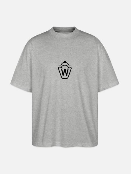 Westphalien - T-shirt bio Blaster 2.0 coupe oversize Stanley/Stella Unisexe - gris chiné