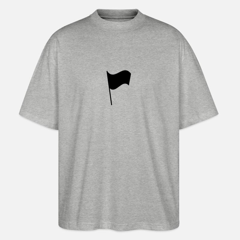 Flagge - Stanley/Stella Oversized Unisex Bio T-Shirt Blaster 2.0 - Grau meliert