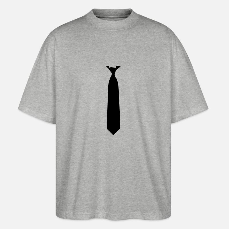tie - Stanley/Stella Oversized Unisex Bio T-Shirt Blaster 2.0 - Grau meliert