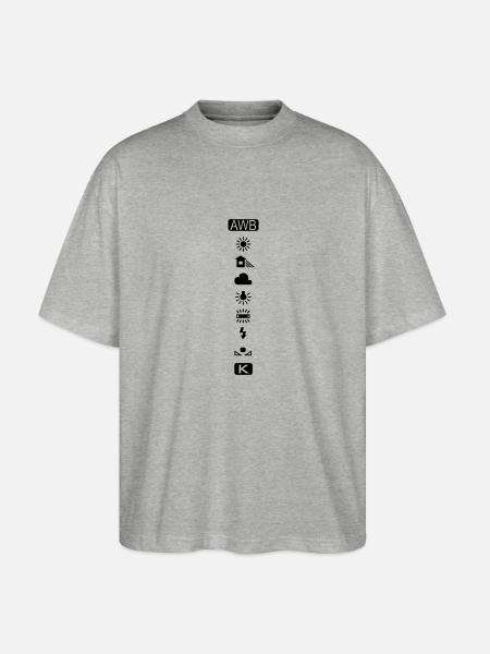 Canon Weißabgleich - Stanley/Stella Oversized Unisex Bio T-Shirt Blaster 2.0 - Grau meliert