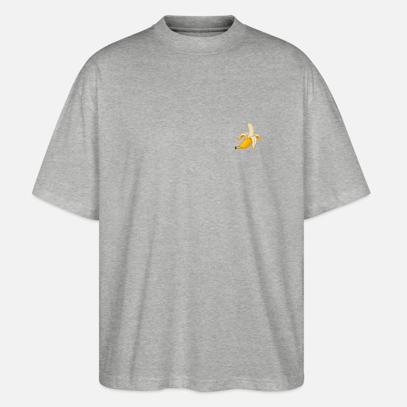 Banane 🍌 - Stanley/Stella Oversized Unisex Bio T-Shirt Blaster 2.0 - Grau meliert