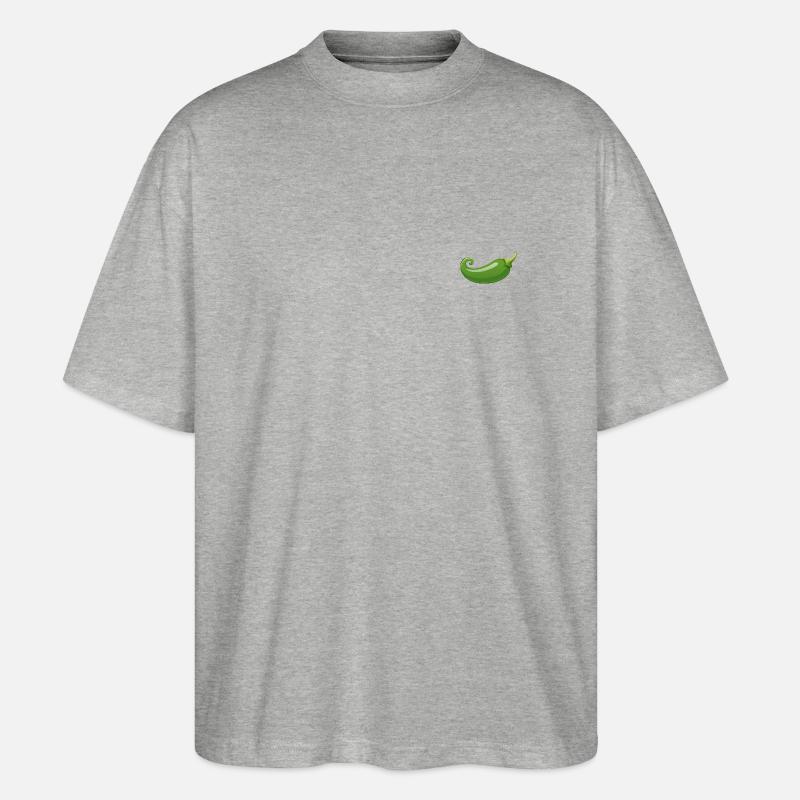 Peperoni - Stanley/Stella Oversized Unisex Bio T-Shirt Blaster 2.0 - Grau meliert