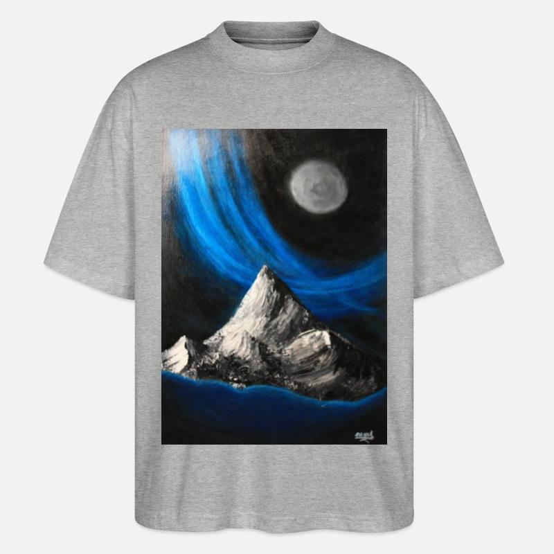 big rocks no.2 - Stanley/Stella Oversized Unisex Bio T-Shirt Blaster 2.0 - Grau meliert