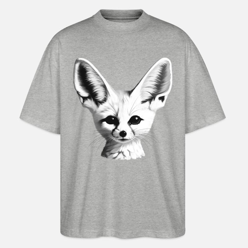 Fennec - T-shirt bio Blaster 2.0 coupe oversize Stanley/Stella Unisexe - gris chiné