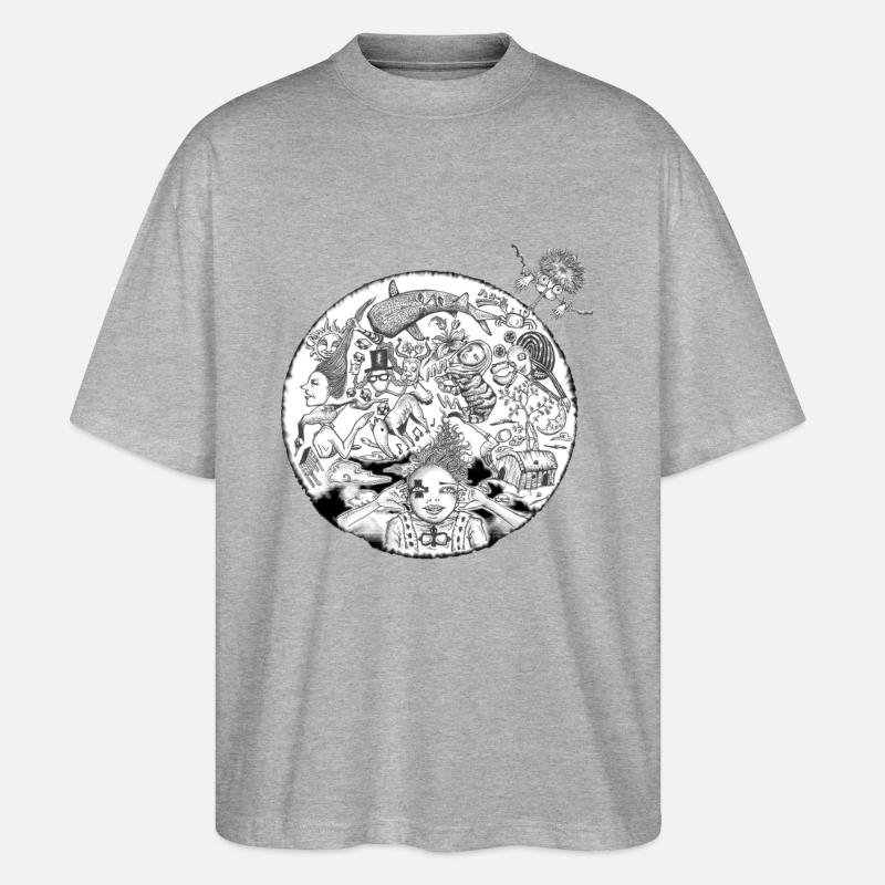 HGL - Stanley/Stella Oversized Unisex Organic T-shirt Blaster 2.0 - heather grey