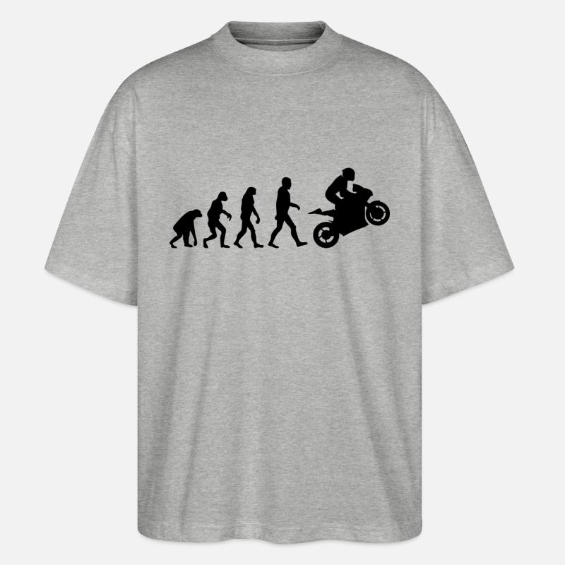Sport Biker Evolution - T-shirt bio Blaster 2.0 coupe oversize Stanley/Stella Unisexe - gris chiné