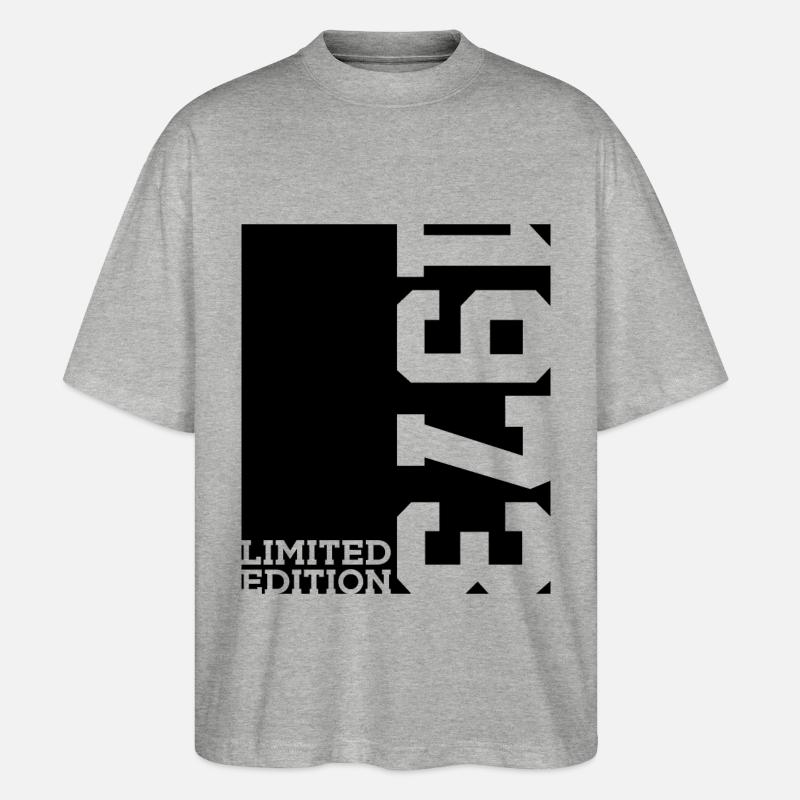ÉDITION LIMITÉE 53E ANNIVERSAIRE 1973 - T-shirt bio Blaster 2.0 coupe oversize Stanley/Stella Unisexe - gris chiné