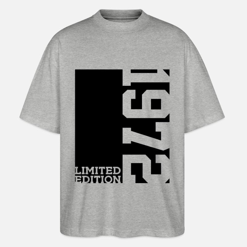 ÉDITION LIMITÉE 54E ANNIVERSAIRE 1972 - T-shirt bio Blaster 2.0 coupe oversize Stanley/Stella Unisexe - gris chiné