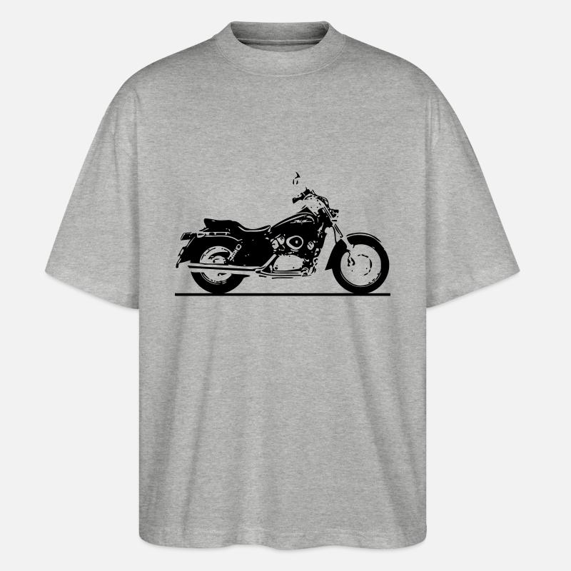 Chopper - Stanley/Stella Oversized Unisex Bio T-Shirt Blaster 2.0 - Grau meliert