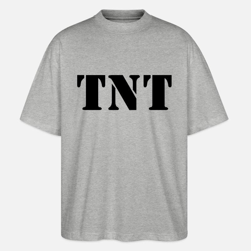 TNT Dynamit - Stanley/Stella Oversized Unisex Bio T-Shirt Blaster 2.0 - Grau meliert